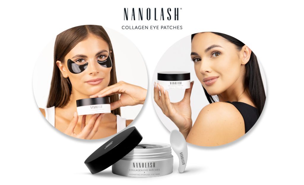 Επιθέματα ματιών με κολλαγόνο nanolash
